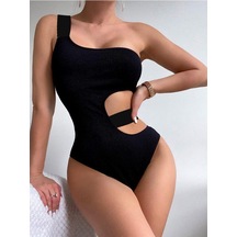 Deep Beach Çizgili Özel Kumaşlı Cut Out Mayo Db200727m 001