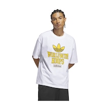 Whıte Adidas Basketbol T-shirt Wwh 1 World Tee Ks8207 beyaz