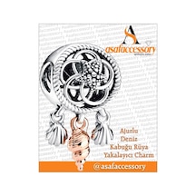 Ajurlu Deniz Kabuğu Rüya Kapanı Charm Asafaccessory Gümüş