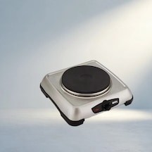 Mini Elektrikli Ocak Ayarlanabilir Termostatlı 18cm Gümüş Tek Gözlü Diğer