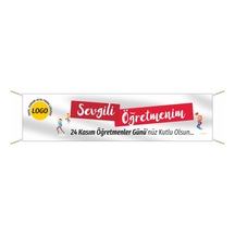 Öğretmenler Günü Pankart 2 Tek Ebat