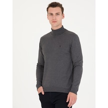Pierre Cardin Erkek Gri Melanj Triko Kazak 50276531-vr086 Gri Melanj