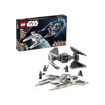 Star Wars Mandalorian Fang Fighter Vs. Tıe Interceptor 75348 Yapı Oyuncak Seti, 9 Yaş Ve Üzeri Hayranlar İçin Mükem