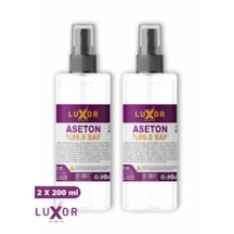 Luxor Kimya Saf Aseton 2 X 200 Ml, Oje Çıkarıcı Oje Temizleyici