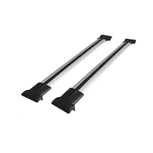 Kia Sportage Suv Je/km 2004-2009 İçin Araca Özel Portbagaj Ara Atkısı, Ekipman Taşıyıcı Çapraz Barlar 2 Adet - Gri