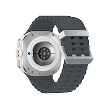Watch 7 Ultra Kr417 Rug Silikon Kordon - Koyu Gri Diğer