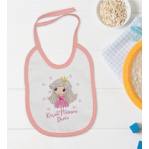BK Kids Kişiye Özel Pembe Bebek Mama Önlüğü - Model 145 Pembe