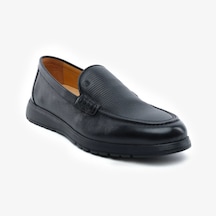 Greyder 64671 Siyah Hakiki Deri Erkek Comfort Ayakkabı-785 Siyah