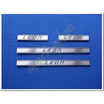 Seat Leon Krom Kapı Eşiği 2012-2019 4 Parça Paslanmaz Çelik (448896656)
