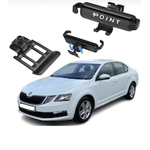 Point Skoda Octavia Araca Özel Cep Telefon Tutacağı Robotik Oynar Başlık 2013-2019 Onta78 Siyah