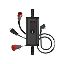 Mioji Mio FC22 3.5/22Kw 16/32A 2.4 Lcd Ekran Ip65 Suya Dayanıklı Taşınabilir Elektrikli Araç Şarj Cihazı + Dönüştürücü Fiş