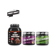 Whey Protein Çikolatalı 2000gr/pre-workout300 Gr/glutamine300 Gr Çikolatalı