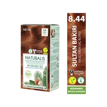 Nevacolor Naturalis Vegan Amonyaksız Sultan Bakırı 8.44 Kalıcı Krem Saç Boyası Seti