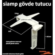 Siamp Gömme Rezervuar Gövde Tutucu Plastik Destek Aparatı