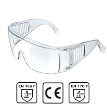 İş Güvenlik Gözlüğü Çapak Koruyucu Gözlük S700 Şeffaf Antifog N11.3310