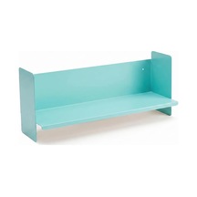Mavi Metal Duvar Rafı - Masa Üstü Kitaplık Ve Çok Amaçlı Ofis Düzenleyici 21x70 Cm Diğer