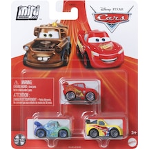 Cars Mini Karakter Arabalar Üçlü Paket Hll64