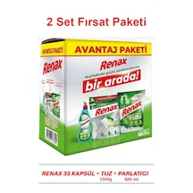 Renax Avantajlı Paket 3 Lü Set Bulaşık Makinesi Kapsülü X 2 Set