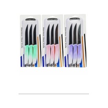 3'lü Tırtıklı Meyve Bıçağı 1 Adet Royaleks-clkn-1869 Çok Renkli