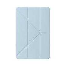 Apple Uyumlu İpad 2025 10.9 10.nesil A16 Mera Kalemlikli Tablet Kılıfı - Açık Mavi Evimdeyokyok Kılıf
