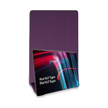 Apple iPad 10.2 7.nesil Kılıf Tablet Smart Kılıf - Mor İtdark28769