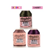 3 Adet Altınbaşak Oya Ve Dantel İpi 20 Gr - Royaleks - No: 1144 - 065 - 004 Çok Renkli