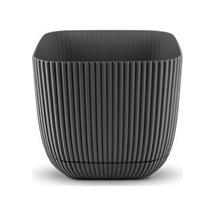 Omnipazar Krs-383 Dekoratif Plastik Mercan Kare Saksı 1.8 Litre No 3