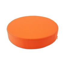 Jzcat Deri Yuvarlak Minder-turuncu