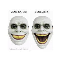 Lvsqvr Hareketli Çene Meizmalı Korku Maskesi Yeşil