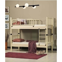 Argimo Yurt Metal Ranza Ve Karyola 90 x 190 Krem