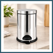 Bezos 3 L Metal Pedallı Çöp Kovası Ob