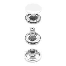 5 Mm 00 No Beyaz Renkli Perçin Rivet 30 Adet Beyaz