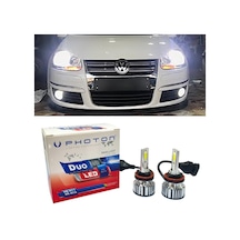 Vw Jetta Mk5 Led Xenon Sis Farı Ampulü Hb4 Duo Yeni Seri Beyaz 2005-2010