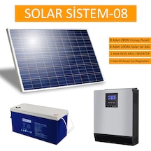 Güneş Enerji Paneli Solar Paket  08