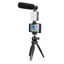 Snopy SN-11P Profesyonel Vlogging Mikrofon Seti