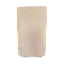 Packtory Kraft Aluminyum Kilitli Doypack Ambalaj 25X34+6 cm. 1500 Gr. -50 Adet