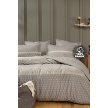 Yataş Bedding Amora Çift Kişilik Ranforce Nevresim Takımı - Gri