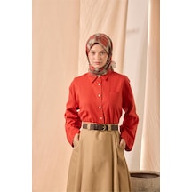 Silk Home Soft Eşarp 73096-11 Yeşil, Bordo, Narçiçeği, Gümüş