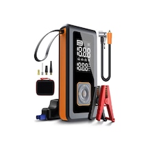Auhma A7700 Jump Starter / Akü Takviye Cihazı 4'ü 1 Arada Powerbank, Hava Kompresörü, Lcd Ekran