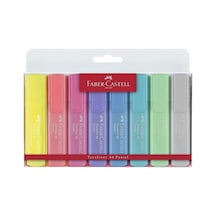 Faber Castell Faber-castell 1546 Pastel Renk Fosforlu Kalem 8'li Genel