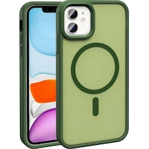 Teleplus Apple Uyumlu iPhone 11 Kılıf M-safe Şarj Özellikli Mat Arka Yüzey Sio Kapak