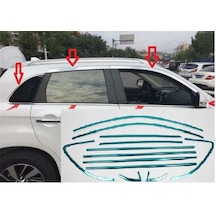 Mitsubishi Asx Uyumlu 2010 2017 Cam Çıtası Krom Parça