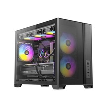 Antec Flux M, 3 X 120 Pwm Argb, 3 X 120 Pwm Ters Fanlar Dahil, Dikey Hava Akımı Tasarımı, 360mm