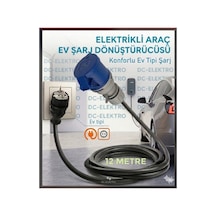 Araç Şarj Cihazı Için 3x4mm Hes Veya Öznur Kablolu Dönüştürücü Kablo Uzatma 12 Metre - 888600968 12 Metre - 888600968