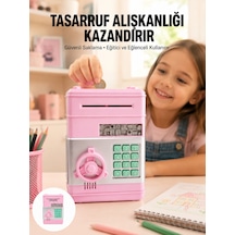 Büyük Hazneli Şifreli Para Tasarruf Kumbarası - Lisinya