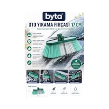 17 Cm Oto Yıkama Fırçası Yumuşak Kıllı Çizmez Araç, Cam Ve Jant Temizlik Fırçası Sapsız 1 Adet Karışık Renklerde Gönderilir