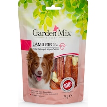 Garden - 125 - Mix Kuzu Kaburgalı Köpek Ödülü - Drnds - 75 Gr
