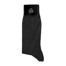 The Don London Merserize Erkek Çorap Gri-Gri-40-44 Gri