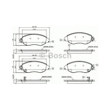 BOSCH 0986TB2049 Fren Balatası Ön Transit V184