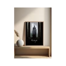 Poster Ahşap Çerçeveli Dekoratif Tablo Çok Renkli - 869016533 Çok Renkli